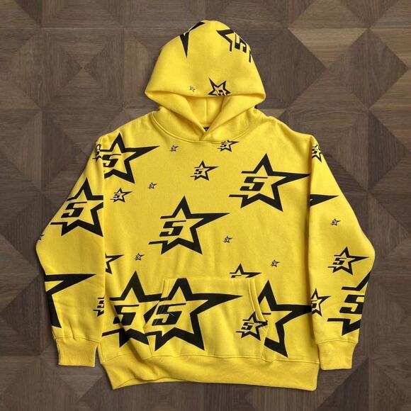 Sp5der Yellow Hoodie